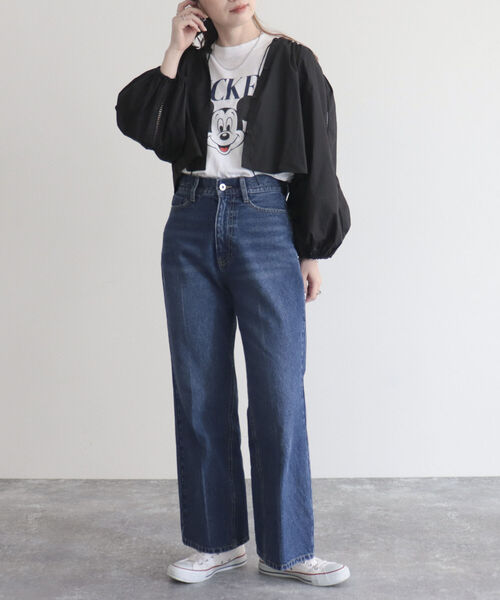 fredy emue（フレディエミュ）の「【fredyemueフレディエミュ】センタープレスストレートデニム（デニムパンツ・レディース・サックスブルー/ネイビー・36/38）」の13枚目の写真