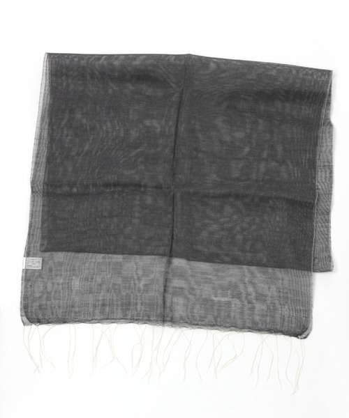 studio CLIP(スタディオクリップ)の「シルクレーヨン無地ストール(ストール/ショール・レディース・ブラック/イエロー/オフホワイト・FREE)」の4枚目の写真