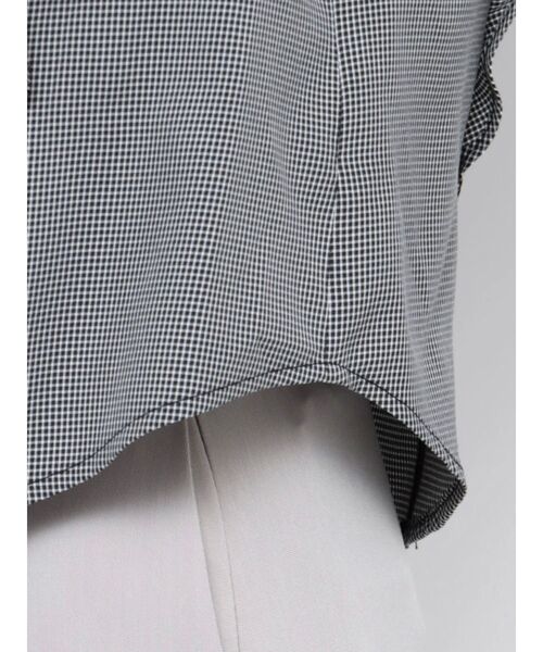 MERCURYDUO（マーキュリーデュオ）の「2WAYラッフルスキッパーシャツ（シャツ/ブラウス・レディース・その他1/オフホワイト/ブルー・FREE）」の21枚目の写真