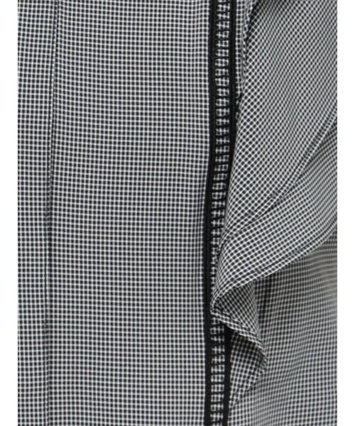 MERCURYDUO（マーキュリーデュオ）の「2WAYラッフルスキッパーシャツ（シャツ/ブラウス・レディース・その他1/オフホワイト/ブルー・FREE）」の11枚目の写真