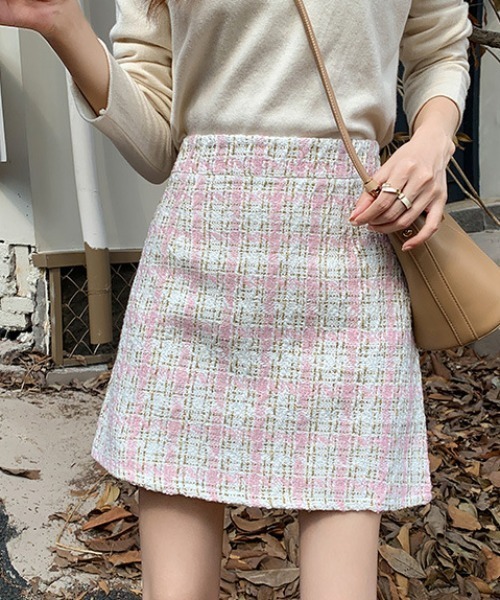 セール】ツイードミニスカート（スカート）｜tolene