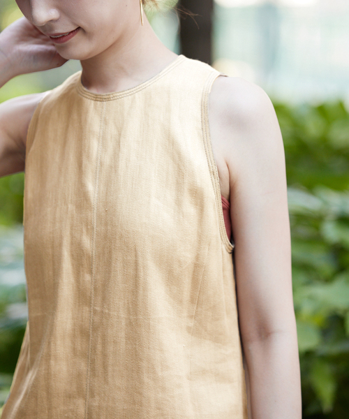 IENA（イエナ）の「COTTON-KAPOKマキシワンピース（ワンピース・レディース・ブラック/ベージュ・36/38）」の8枚目の写真