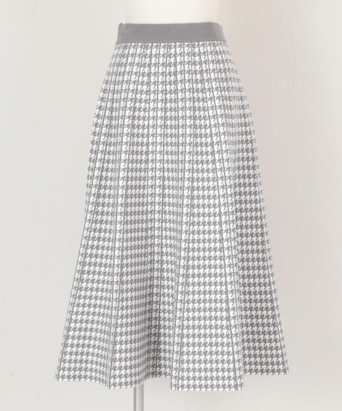 UR'S（ユアーズ）の「千鳥柄ジャガードニットスカート（スカート・レディース・ホワイト系その他/ホワイト系その他2・S/L/M）」の13枚目の写真