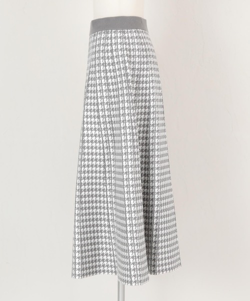 UR'S（ユアーズ）の「千鳥柄ジャガードニットスカート（スカート・レディース・ホワイト系その他/ホワイト系その他2・S/L/M）」の14枚目の写真