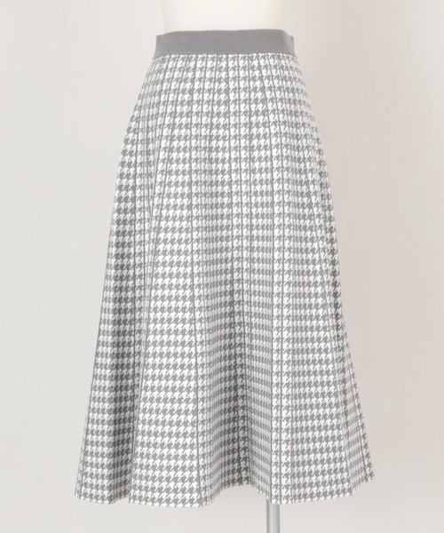 UR'S（ユアーズ）の「千鳥柄ジャガードニットスカート（スカート・レディース・ホワイト系その他/ホワイト系その他2・S/L/M）」の15枚目の写真