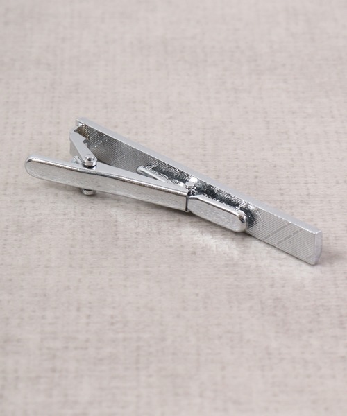 FUNALIVE(ファンアライブ)の「K SELECT シンプル オニキス カフス ネクタイピン セット(ネクタイピン・メンズ・シルバー/シルバー系・FREE)」の4枚目の写真