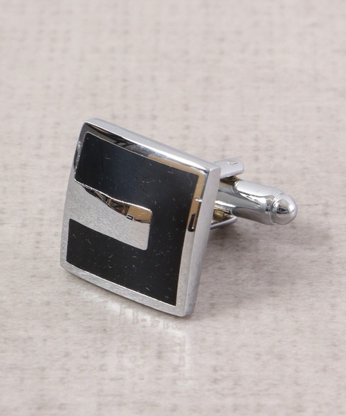 FUNALIVE(ファンアライブ)の「K SELECT シンプル オニキス カフス ネクタイピン セット(ネクタイピン・メンズ・シルバー/シルバー系・FREE)」の10枚目の写真