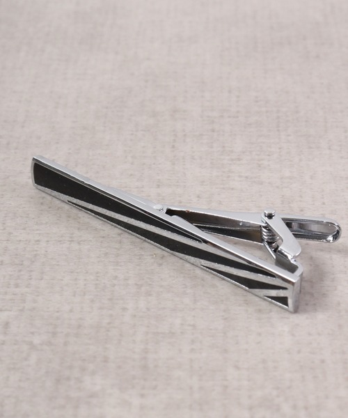 FUNALIVE(ファンアライブ)の「K SELECT シンプル オニキス カフス ネクタイピン セット(ネクタイピン・メンズ・シルバー/シルバー系・FREE)」の6枚目の写真