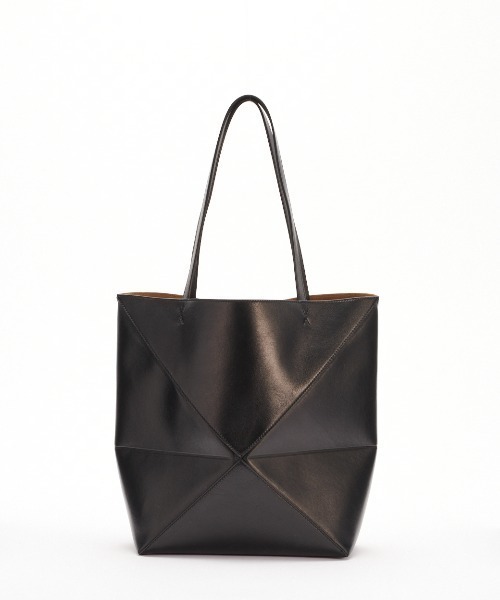 LOEWE（ロエベ）の「パズルフォルド トート（シャイニーカーフ）（トートバッグ・レディース・ブラック/ダークカーキ/ベージュ系その他・ONE SIZE）」の11枚目の写真