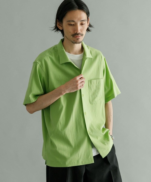 URBAN RESEARCH(アーバンリサーチ)の「『Sサイズあり』フィブリルボックスシャツ(シャツ/ブラウス・メンズ・ライトグレー/チャコールグレー/ネイビー/グリーン・MEDIUM/SMALL/LARGE)」の1枚目の写真