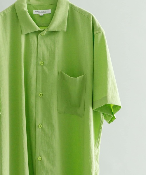 URBAN RESEARCH(アーバンリサーチ)の「『Sサイズあり』フィブリルボックスシャツ(シャツ/ブラウス・メンズ・ライトグレー/チャコールグレー/ネイビー/グリーン・MEDIUM/SMALL/LARGE)」の8枚目の写真