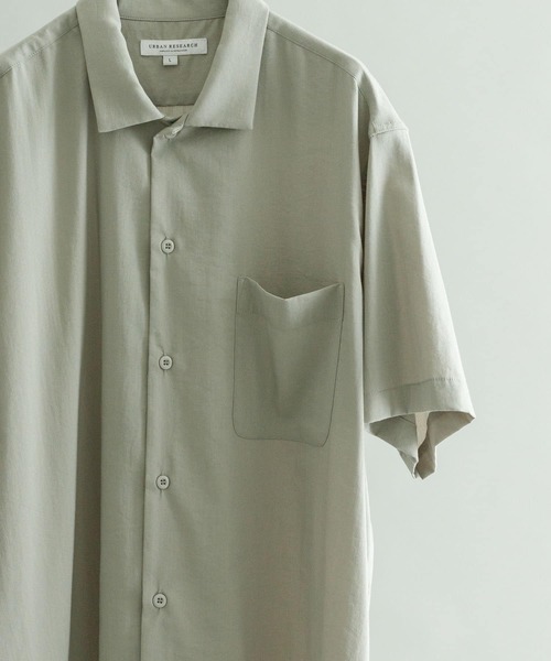 URBAN RESEARCH(アーバンリサーチ)の「『Sサイズあり』フィブリルボックスシャツ(シャツ/ブラウス・メンズ・ライトグレー/チャコールグレー/ネイビー/グリーン・MEDIUM/SMALL/LARGE)」の11枚目の写真