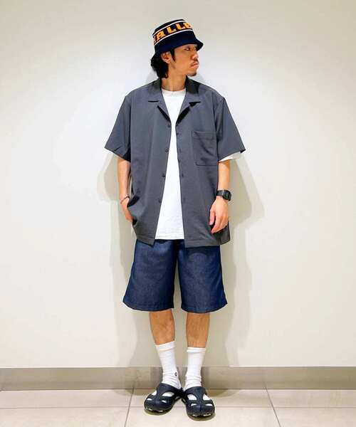 URBAN RESEARCH(アーバンリサーチ)の「『Sサイズあり』フィブリルボックスシャツ(シャツ/ブラウス・メンズ・ライトグレー/チャコールグレー/ネイビー/グリーン・MEDIUM/SMALL/LARGE)」の15枚目の写真