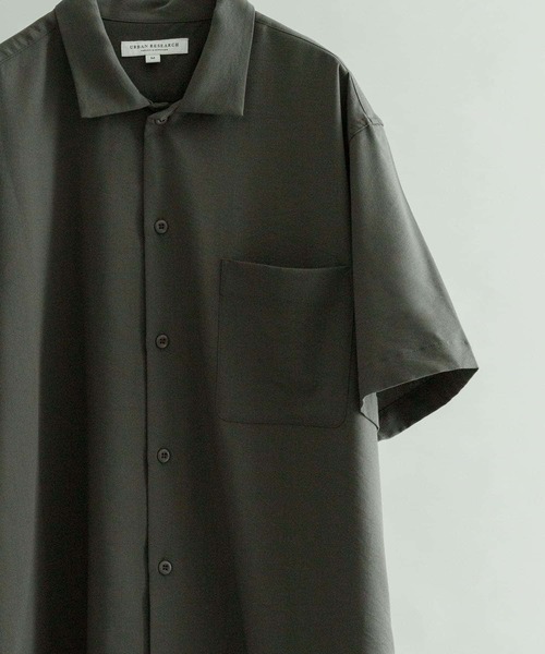 URBAN RESEARCH(アーバンリサーチ)の「『Sサイズあり』フィブリルボックスシャツ(シャツ/ブラウス・メンズ・ライトグレー/チャコールグレー/ネイビー/グリーン・MEDIUM/SMALL/LARGE)」の16枚目の写真