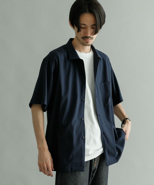 URBAN RESEARCH(アーバンリサーチ)の「『Sサイズあり』フィブリルボックスシャツ(シャツ/ブラウス・メンズ・ライトグレー/チャコールグレー/ネイビー/グリーン・MEDIUM/SMALL/LARGE)」の17枚目の写真