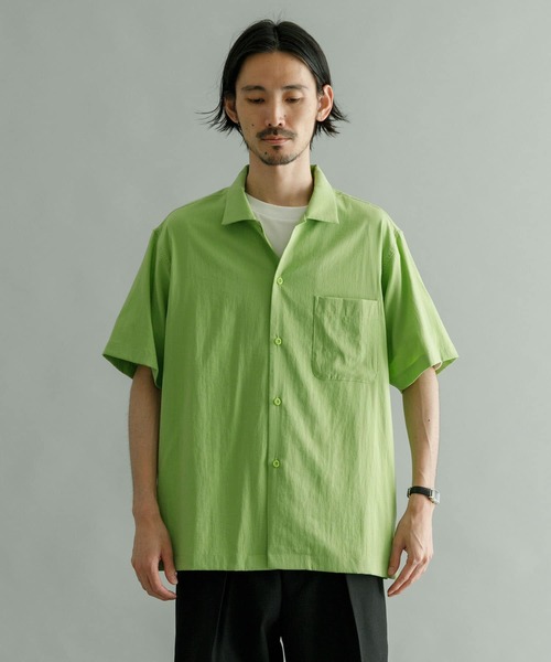 URBAN RESEARCH(アーバンリサーチ)の「『Sサイズあり』フィブリルボックスシャツ(シャツ/ブラウス・メンズ・ライトグレー/チャコールグレー/ネイビー/グリーン・MEDIUM/SMALL/LARGE)」の21枚目の写真