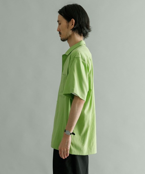 URBAN RESEARCH(アーバンリサーチ)の「『Sサイズあり』フィブリルボックスシャツ(シャツ/ブラウス・メンズ・ライトグレー/チャコールグレー/ネイビー/グリーン・MEDIUM/SMALL/LARGE)」の22枚目の写真