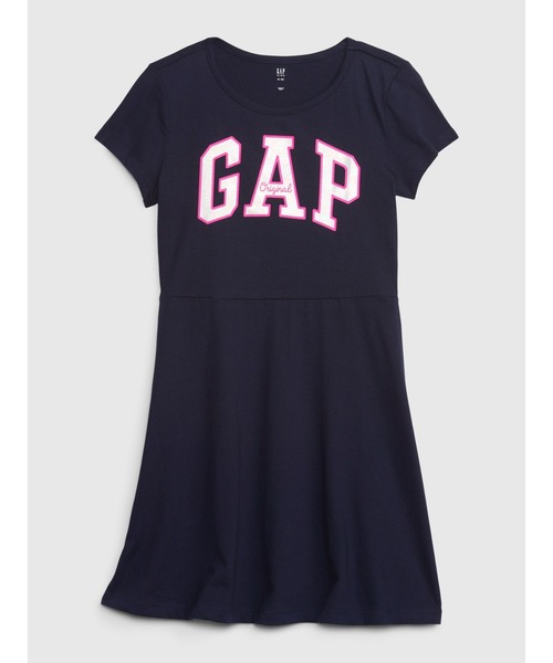 GAP(ギャップ)の「GAPロゴ ジャージーワンピース (キッズ)(ワンピース・キッズ・ワイン/ネイビー・S/M/L/XL/XXL/XS)」の2枚目の写真