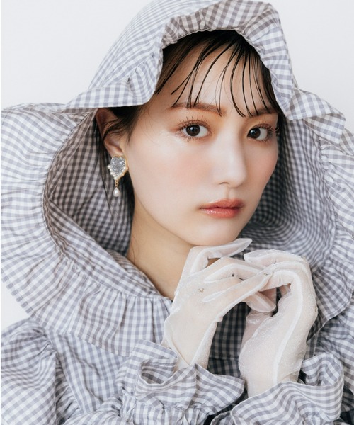 Candy Stripper（キャンディストリッパー）の「【Liquem×Candy Stripper】LAME HEART PEARL イヤリング（イヤリング・レディース・ピンク/シルバー/ライトブルー・FREE）」の19枚目の写真