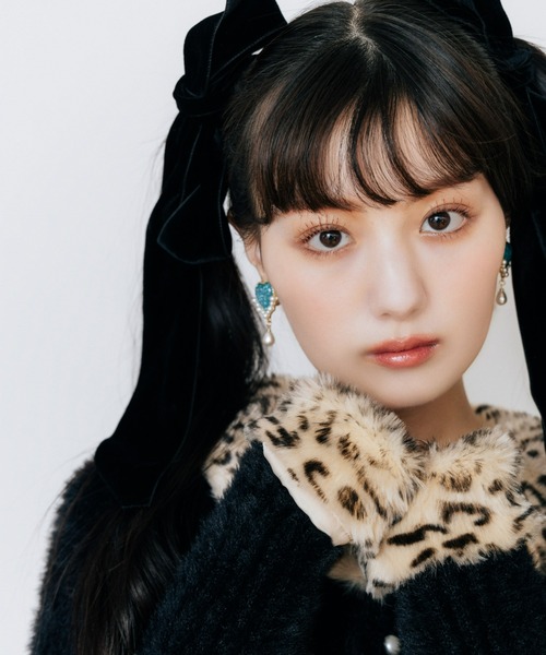 Candy Stripper（キャンディストリッパー）の「【Liquem×Candy Stripper】LAME HEART PEARL イヤリング（イヤリング・レディース・ピンク/シルバー/ライトブルー・FREE）」の4枚目の写真