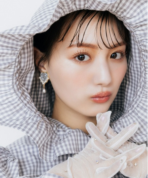 Candy Stripper（キャンディストリッパー）の「【Liquem×Candy Stripper】LAME HEART PEARL イヤリング（イヤリング・レディース・ピンク/シルバー/ライトブルー・FREE）」の22枚目の写真