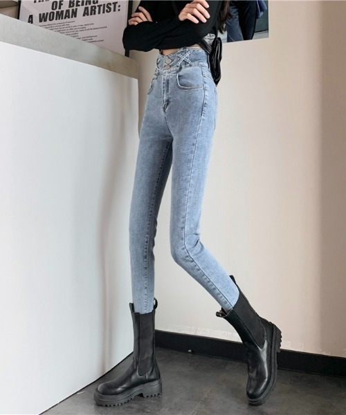 ❤️RUMINOです❤️美品♡GUCCIスキニーデニム セール】クロスループ