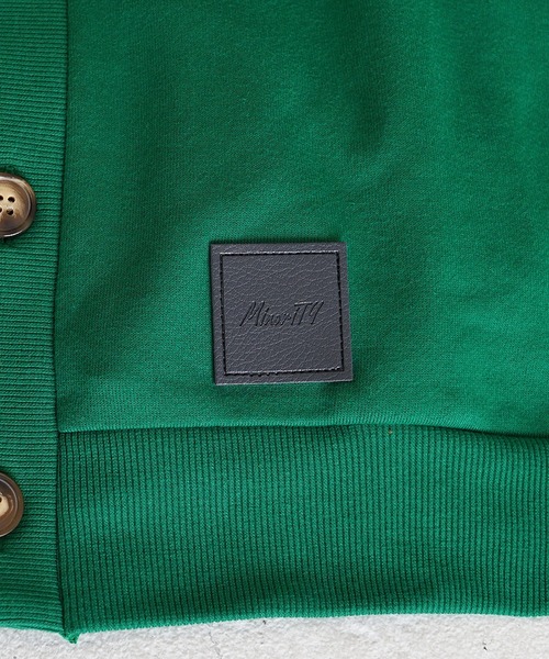 MinoriTY（マイノリティ）の「【MinoriTY】スウェット素材カーディガン ビッグシルエット セミショート丈 ルーズシルエット メンズ カラーカーディガン【数量限定】（カーディガン/ボレロ・メンズ・オートミール/ブラック/グリーン/ブルー/イエロー/オレンジ・M/L）」の7枚目の写真