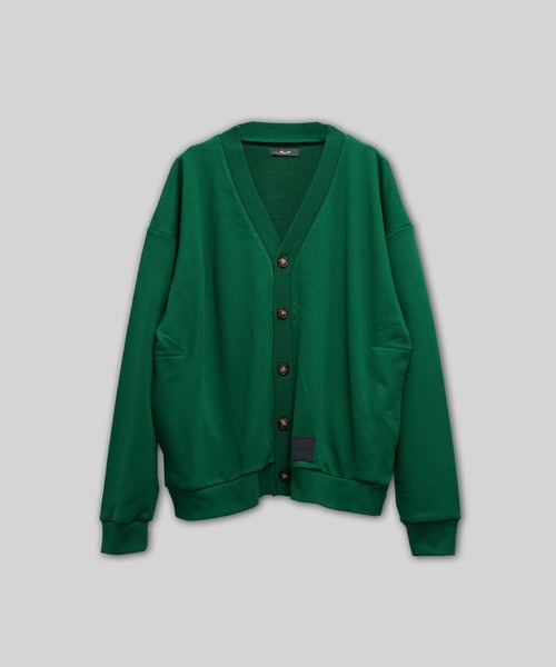 MinoriTY（マイノリティ）の「【MinoriTY】スウェット素材カーディガン ビッグシルエット セミショート丈 ルーズシルエット メンズ カラーカーディガン【数量限定】（カーディガン/ボレロ・メンズ・オートミール/ブラック/グリーン/ブルー/イエロー/オレンジ・M/L）」の9枚目の写真