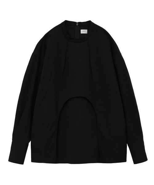 MANOF マノフ DRAPE SHIRT M MANOF（マノフ）の「ROUND DESIGN STAND TOPS（シャツ/ブラウス