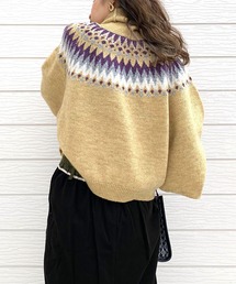 ノルディックタートルニット