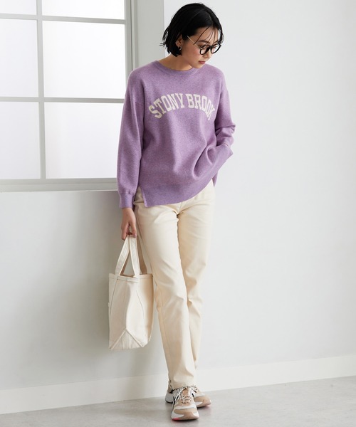 BELLUNA（ベルーナ）の「静電防止蓄熱綿サテンカラーパンツ股下６９cm（その他パンツ・レディース・サンドベージュ/パープル系その他/オフホワイト/マスタード/グリーン/ブラック/レッド系その他/モカ/キャメル/モスグリーン/パープル/イエロー系その他・LARGE/X-LARGE/MEDIUM/SMALL）」の17枚目の写真