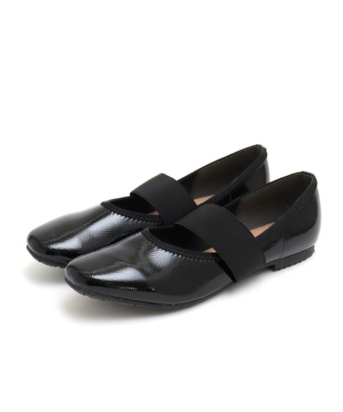 grandfleur(グランドフルール)の「太めベルト スクエアトゥフラットパンプス(パンプス・レディース・グリーン/ブラック/ブラウン・25.5cm/25.0cm/24.5cm/26.5cm/23.0cm/22.5cm/26.0cm/23.5cm/24.0cm)」の14枚目の写真