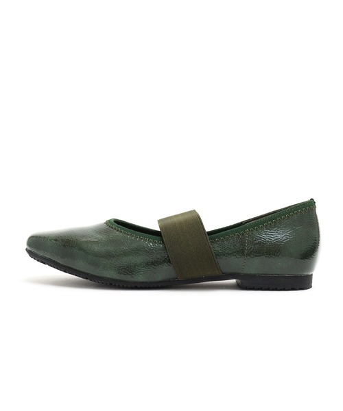 grandfleur(グランドフルール)の「太めベルト スクエアトゥフラットパンプス(パンプス・レディース・グリーン/ブラック/ブラウン・25.5cm/25.0cm/24.5cm/26.5cm/23.0cm/22.5cm/26.0cm/23.5cm/24.0cm)」の19枚目の写真