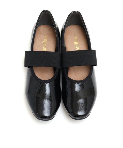 grandfleur(グランドフルール)の「太めベルト スクエアトゥフラットパンプス(パンプス・レディース・グリーン/ブラック/ブラウン・25.5cm/25.0cm/24.5cm/26.5cm/23.0cm/22.5cm/26.0cm/23.5cm/24.0cm)」の20枚目の写真