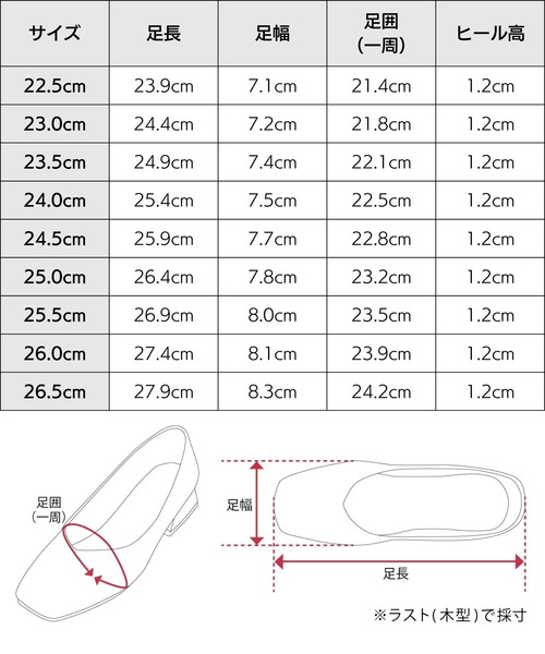 grandfleur(グランドフルール)の「太めベルト スクエアトゥフラットパンプス(パンプス・レディース・グリーン/ブラック/ブラウン・25.5cm/25.0cm/24.5cm/26.5cm/23.0cm/22.5cm/26.0cm/23.5cm/24.0cm)」の13枚目の写真