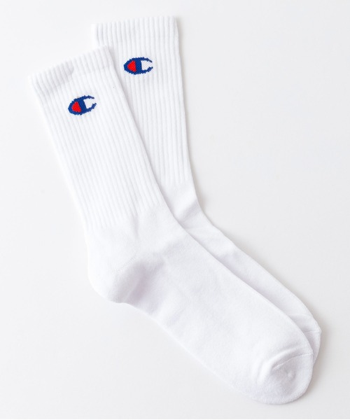 Champion(チャンピオン)の「【CHAMPION/チャンピオン】Cフルレングス ソックス 3P CMSCY004 ワンポイントロゴ 3足組 靴下(ソックス/靴下・メンズ・ブラック/ホワイト・MEDIUM)」の5枚目の写真