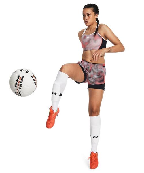 UNDER ARMOUR（アンダーアーマー）の「UAヒートギア アーマー プリントブラ ハイサポート（トレーニング/レディース）（スポーツブラ・レディース・レッド・S/L/XL/M）」の3枚目の写真