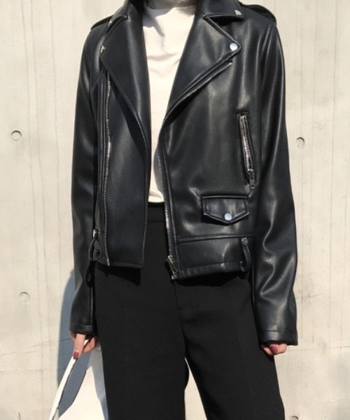【定価10万超/EXILE着】　コールブラック 極上レザー　シャツ　ジャケット セール】レザージャケット（ライダースジャケット）｜Sibra