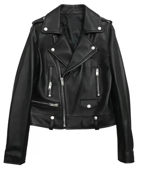 日本製システレレザージャケットsistereウールレザーコンビブラック 日本製システレレザージャケットsistereウールレザーコンビブラック