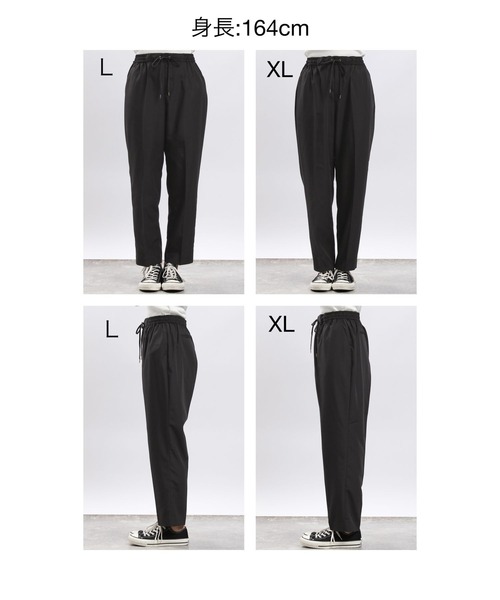 デニムスリムテーパードパンツ グローバルワーク XS ネイビー 未