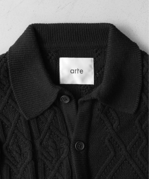 Arte Antwerp（アルテアントワープ）の「Arte Antwerp KYLE MULTI（ニット/セーター・メンズ・ブラック・M/S）」の3枚目の写真
