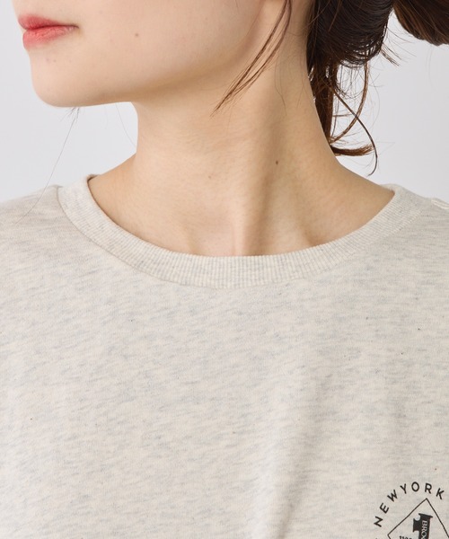 PUAL CE CIN(ピュアルセシン)の「ニューヨークフォトプリントプルオーバー(Tシャツ/カットソー・レディース・オートミール/キャメル・FREE)」の17枚目の写真