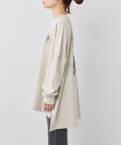 PUAL CE CIN(ピュアルセシン)の「ニューヨークフォトプリントプルオーバー(Tシャツ/カットソー・レディース・オートミール/キャメル・FREE)」の15枚目の写真