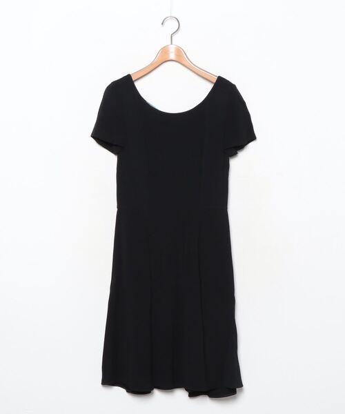 プラダ ワンピース　半袖　Mサイズ　黒 PRADA半袖黒ワンピース