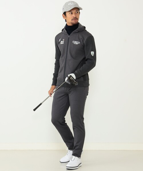 BEAMS GOLF PURPLE LABEL タラッティ裏付きニット メンズL BEAMS GOLF（ビームスゴルフ）の「BEAMS GOLF PURPLE LABEL