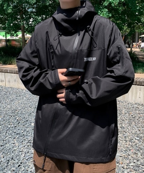 ジャケット・アウター Miii 微撥水】バックタックフーテッドブルゾン(モッズコート) | a.v.v