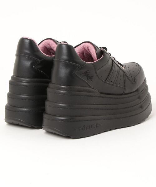 YOSUKE（ヨースケ）の「【YOSUKE】厚底レースアップスニーカー 2710023（スニーカー・レディース・ブラック/ブラック×ブルー・24.0cm/25.0cm/23.5cm/24.5cm/23.0cm/22.5cm）」の3枚目の写真