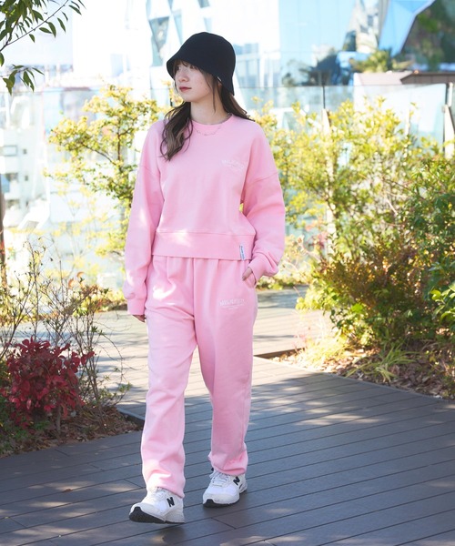 MILKFED.（ミルクフェド）の「DAILY SWEAT PANTS（スウェットパンツ・レディース・ブラック/ライトピンク/オートミール/ライトグリーン・S/M）」の5枚目の写真