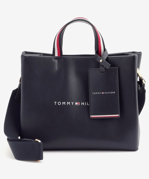 TOMMY HILFIGER(トミーヒルフィガー)の「【Oggi掲載】ミディアムショッパートートバッグ(トートバッグ・レディース・ネイビー・FREE)」の14枚目の写真