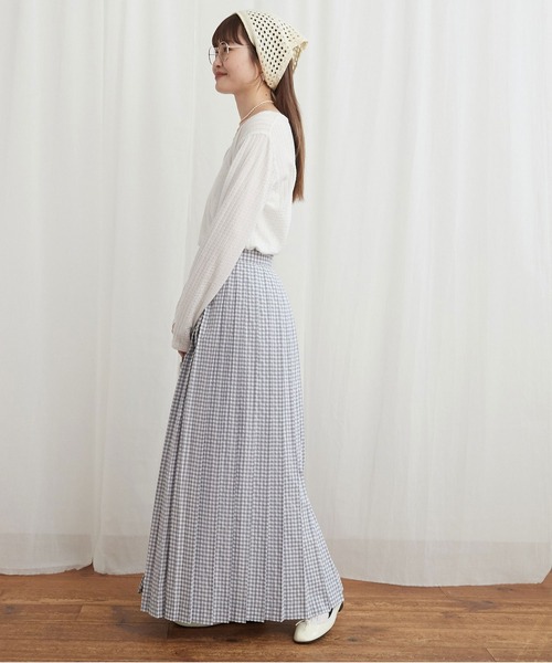 fig Ｌondon（フィグロンドン）の「_eyelet tereko long sleeve（Tシャツ/カットソー・レディース・ブラック/ホワイト・FREE）」の6枚目の写真